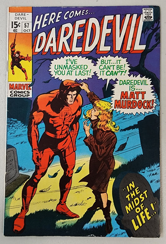 DAREDEVIL #57 1969 Daredevil MARVEL COMICS