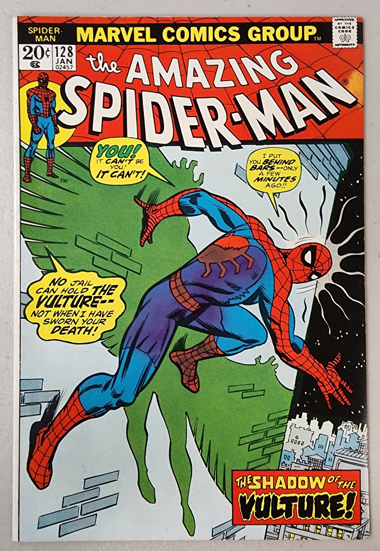 AMAZING SPIDER-MAN #128 1974 Amazing Spider-Man MARVEL COMICS