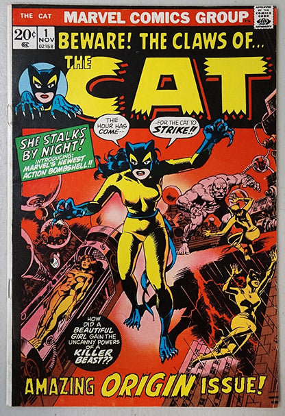 CAT #1 1972 Cat MARVEL COMICS