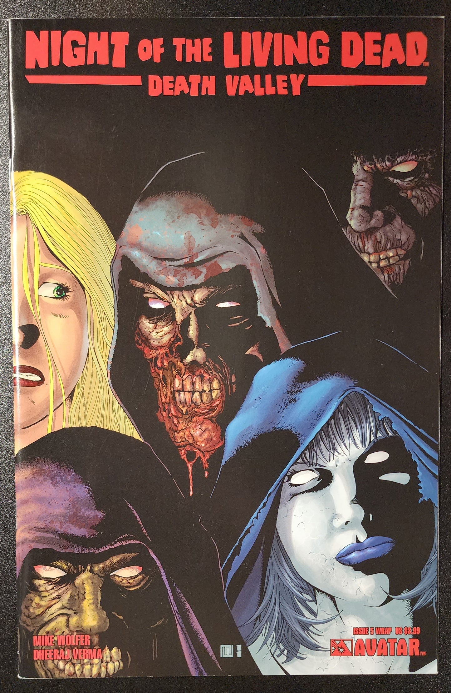 NIGHT OF LIVING DEAD DEATH VALLEY #5 WRAPAROUND VARIANT Night of Living Dead AVATAR PRESS INC