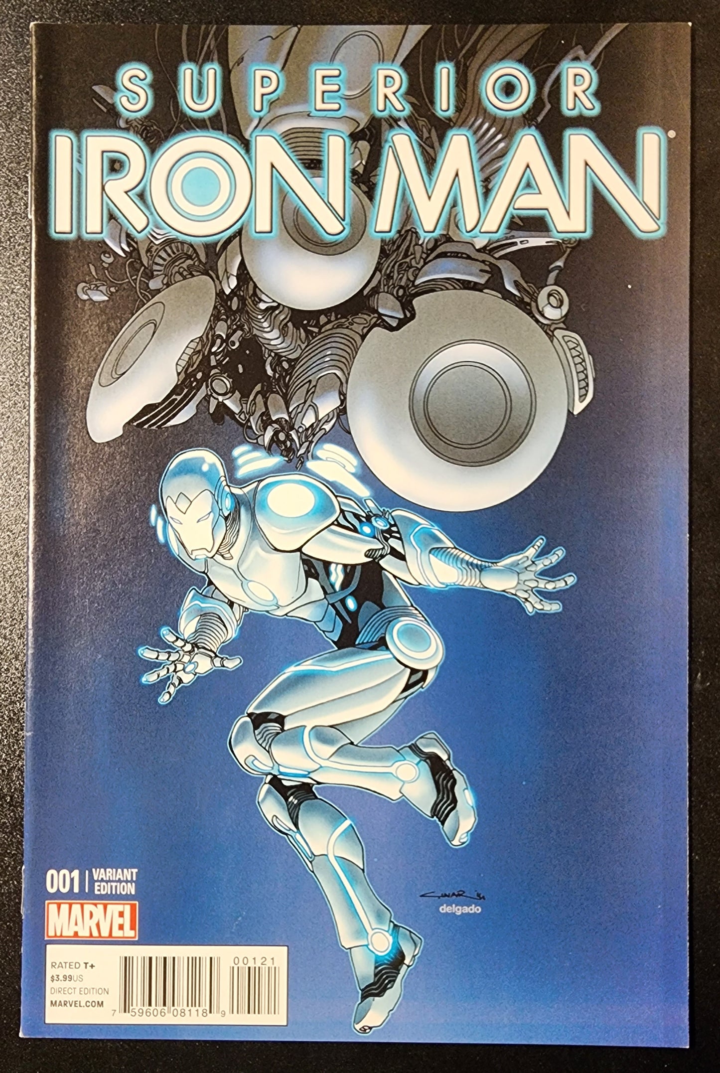 SUPERIOR IRON MAN #1 CYNAR 1:25 VARIANT (1ST ENDO-SYM ARMOR) 2014 Superior Iron Man MARVEL COMICS