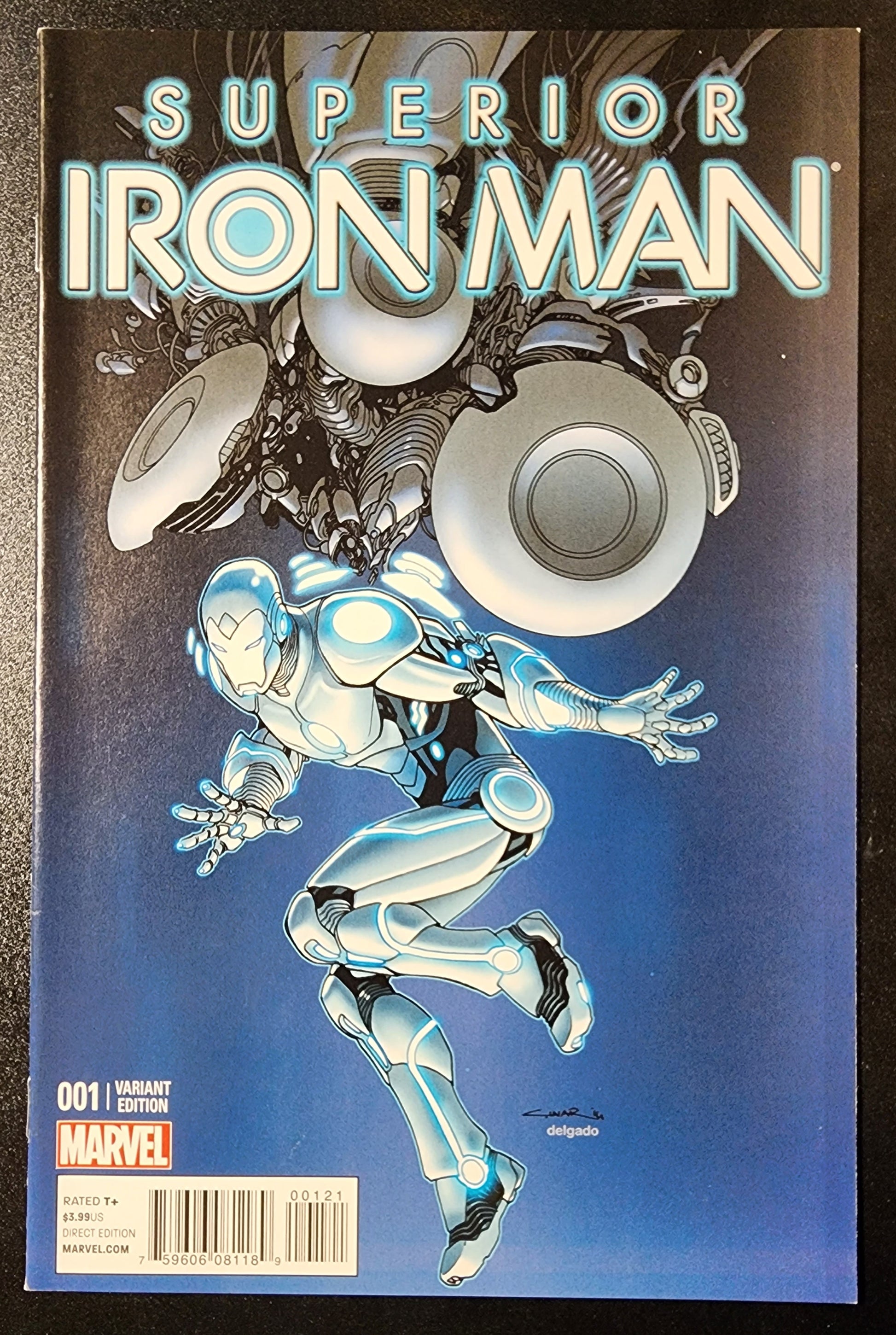 SUPERIOR IRON MAN #1 CYNAR 1:25 VARIANT (1ST ENDO-SYM ARMOR) 2014 Superior Iron Man MARVEL COMICS