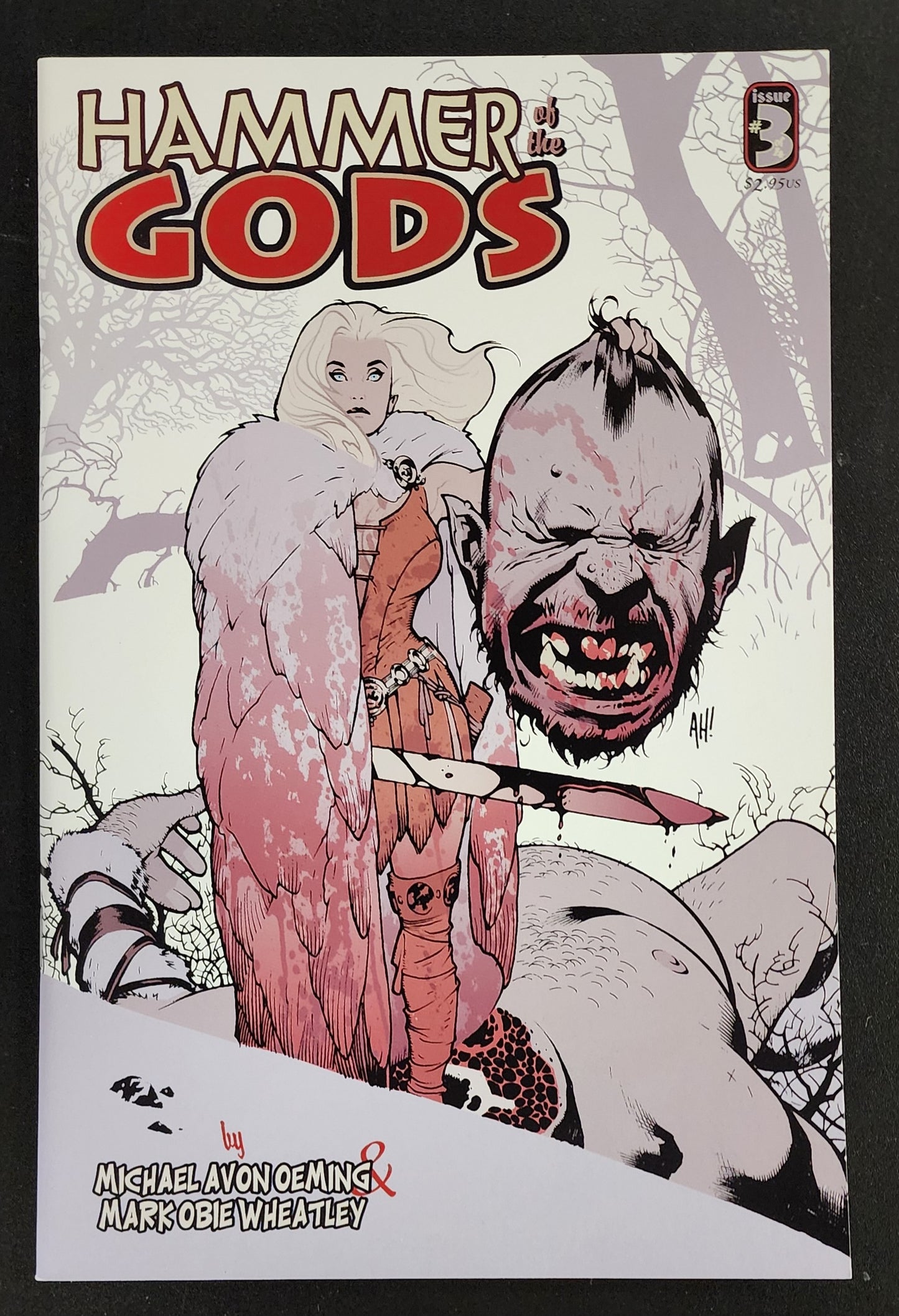 HAMMER OF GODS #3 2001 ADAM HUGHES COVER INSIGHT STUDIOS
