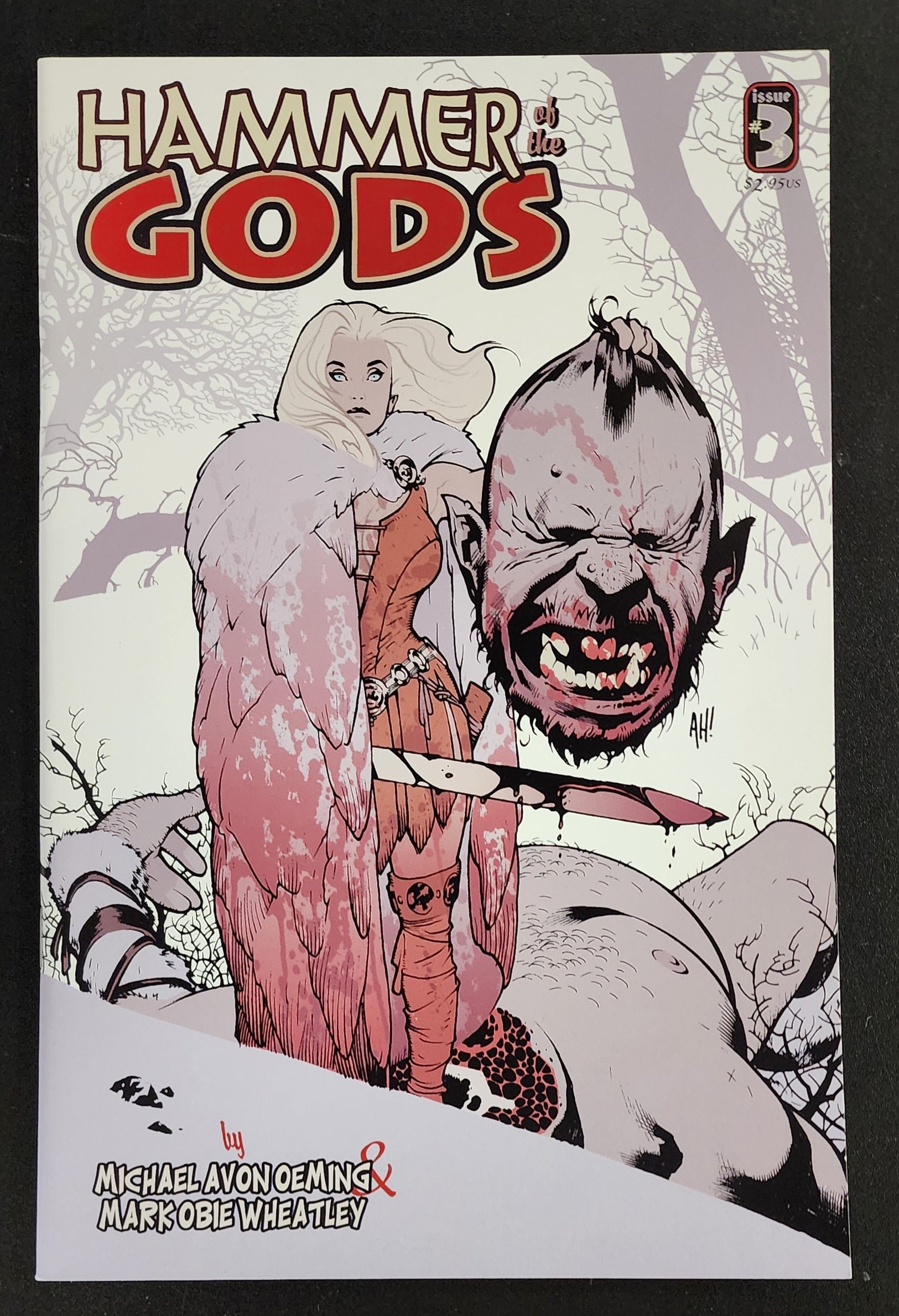 HAMMER OF GODS #3 2001 ADAM HUGHES COVER INSIGHT STUDIOS
