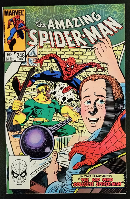 AMAZING SPIDER-MAN #248 1984 (1ST TIMOTHY HARRISON KID WHO COLLECTS SPIDER-MAN)