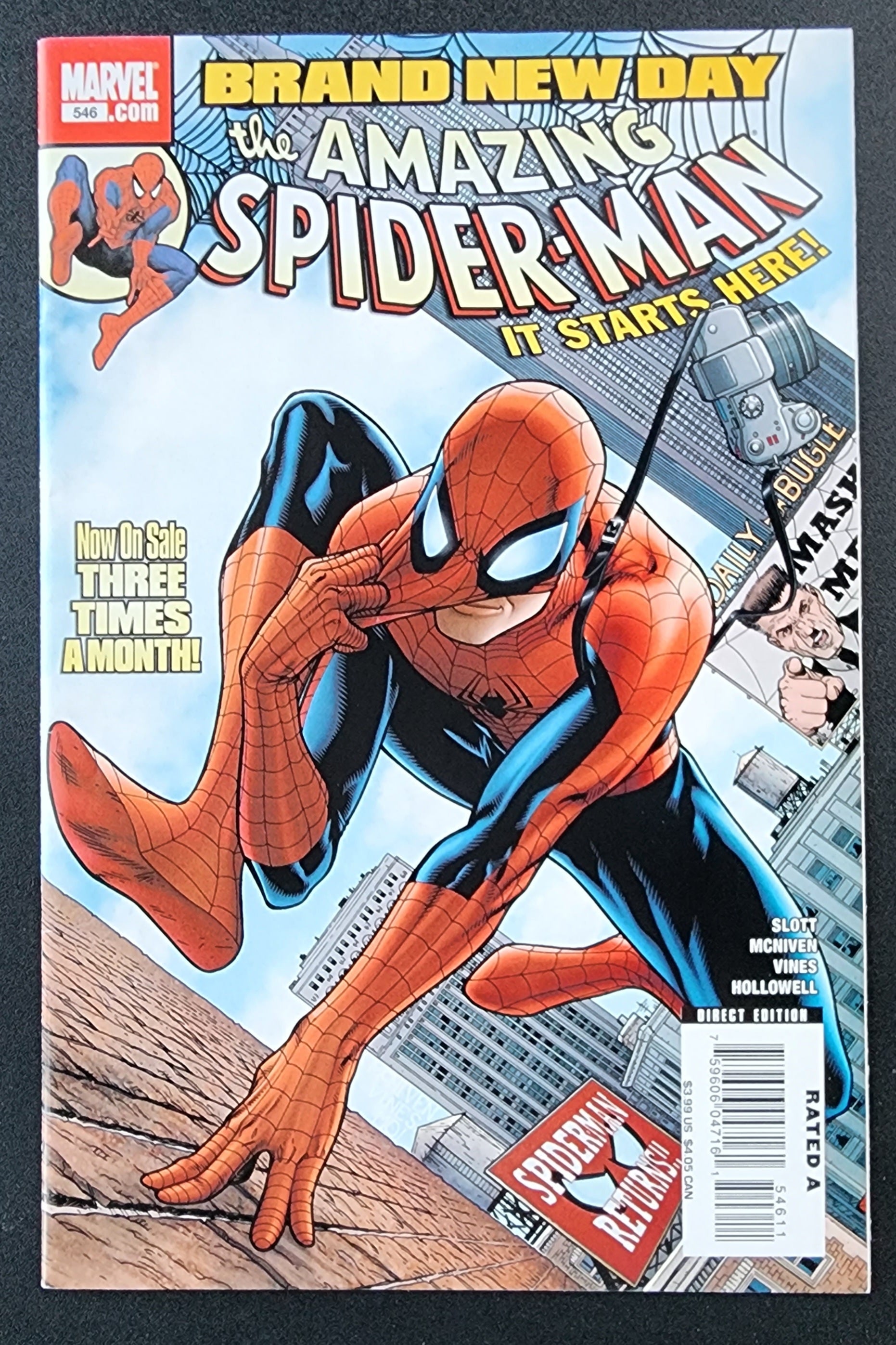 AMAZING SPIDER-MAN #546 (1ST APP MR NEGATIVE) Spider-Man MARVEL COMICS