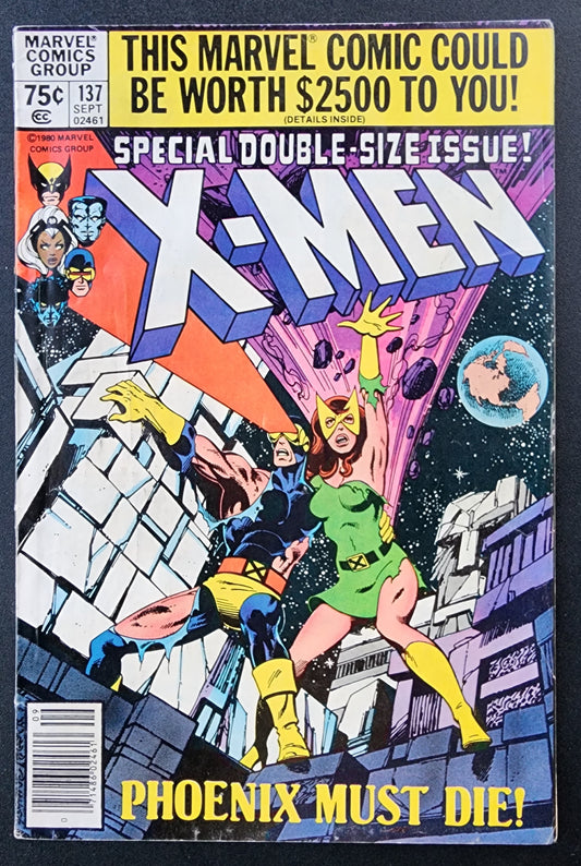 X-MEN #137 NEWSSTAND (DEATH OF PHOENIX) 1980
