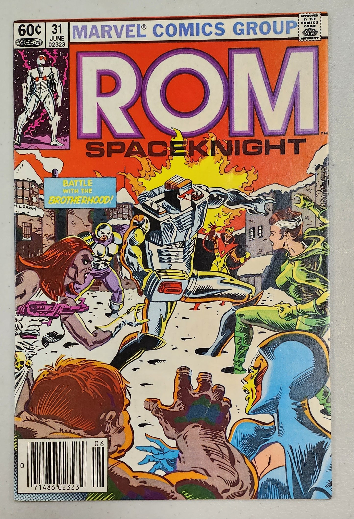 ROM SPACEKNIGHT #31 (2ND APP ROGUE) 1982
