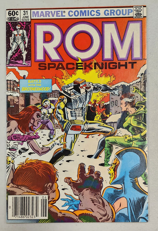 ROM SPACEKNIGHT #31 (2ND APP ROGUE) 1982 ROM MARVEL COMICS   