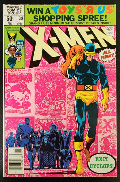 X-MEN #138 1980 NEWSSTAND X-Men MARVEL COMICS