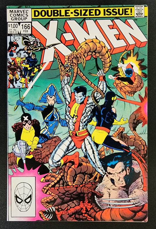 UNCANNY X-MEN #166 (1ST APP LOCKHEED) 1983 [SD03] X-Men MARVEL COMICS