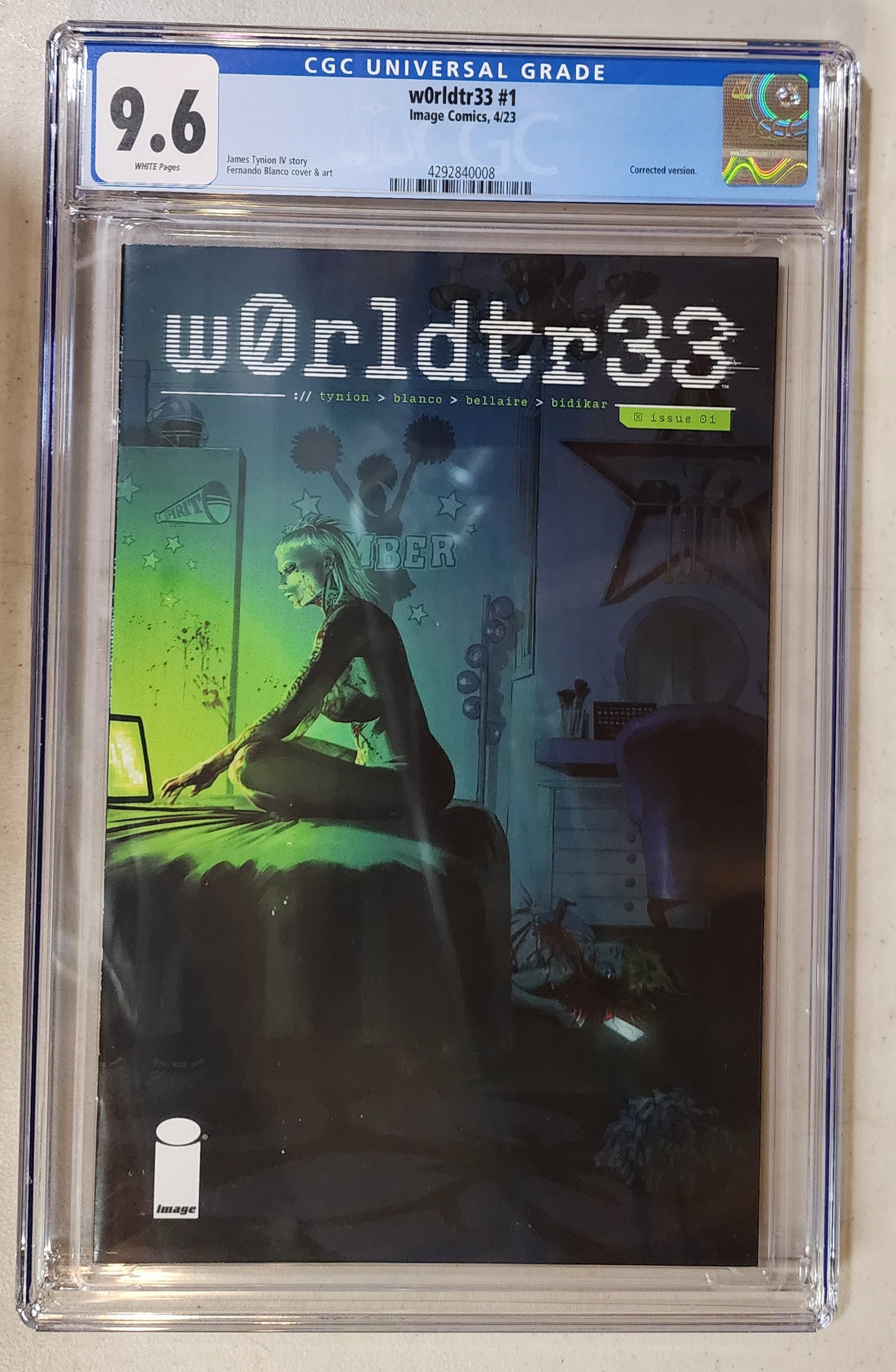 9.6 CGC W0RLDTR33 #1 1ST PRINT [4292840008] W0RLDTR33 IMAGE COMICS   