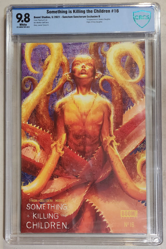 9.8 CBCS SOMETHING IS KILLING THE CHILDREN #16 RAYMUND LEE VARIANT MONSTER [21-37A583F-023]