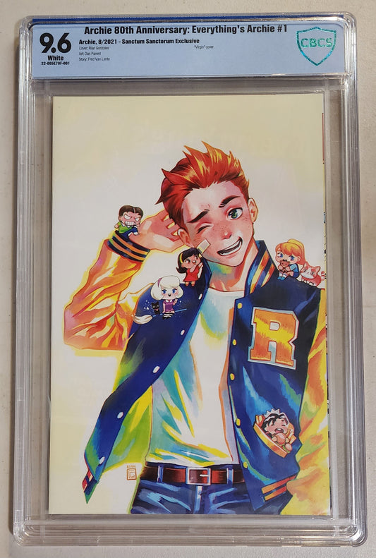 9.6 CBCS ARCHIE 80TH ANNIVERSARY EVERYTHINGS ARCHIE #1 RIAN GONZALES VIRGIN VARIANT 2021 [22-065E79F-001]