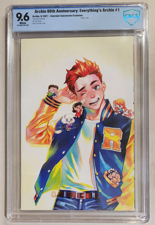 9.6 CBCS ARCHIE 80TH ANNIVERSARY EVERYTHINGS ARCHIE #1 RIAN GONZALES VIRGIN VARIANT 2021 [22-065E79F-003]