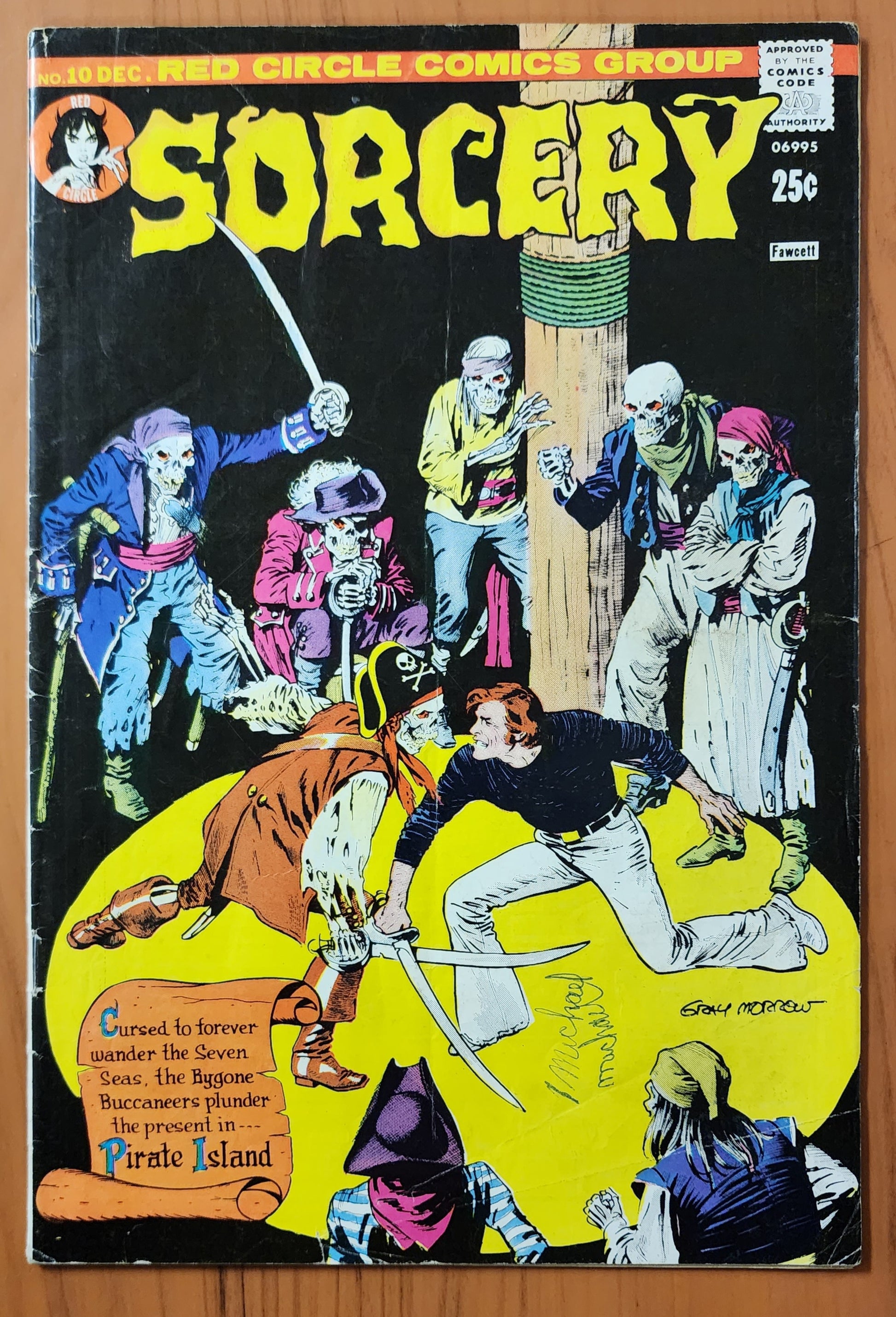 RED CIRCLE COMICS RED CIRCLE SORCERY #10 1975  RED CIRCLE   