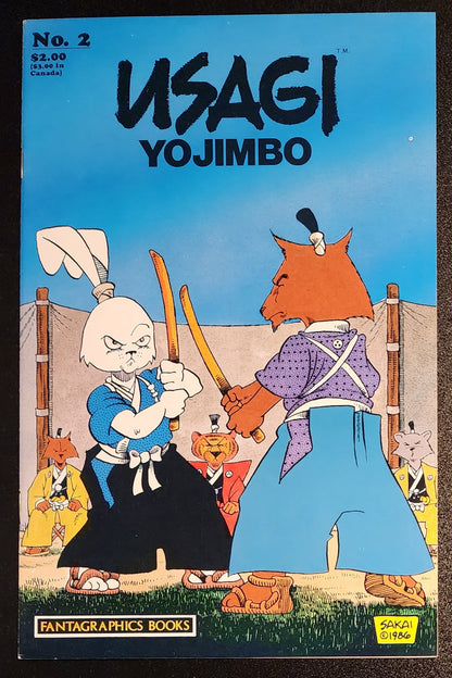 USAGI YOJIMBO #2 1987 Usagi Yojimbo MIRAGE   