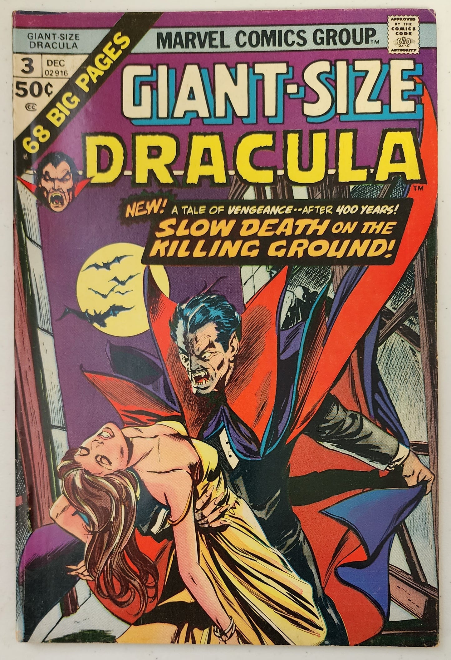 GIANT-SIZE DRACULA #3 1974 [SD01] Dracula MARVEL COMICS   