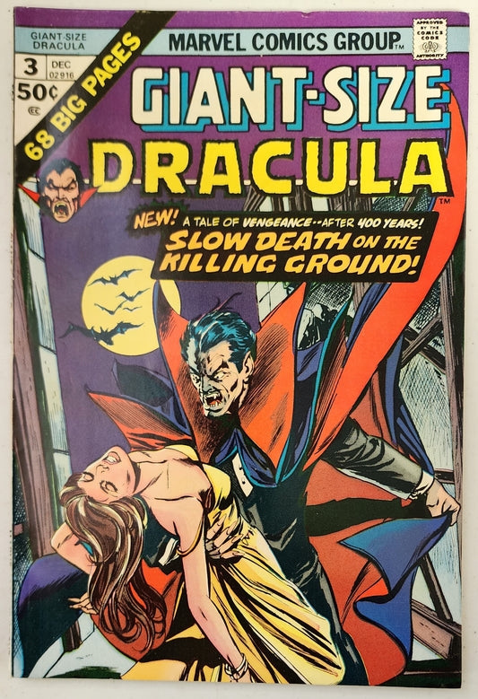 GIANT-SIZE DRACULA #3 1974 [SD02] Dracula MARVEL COMICS   