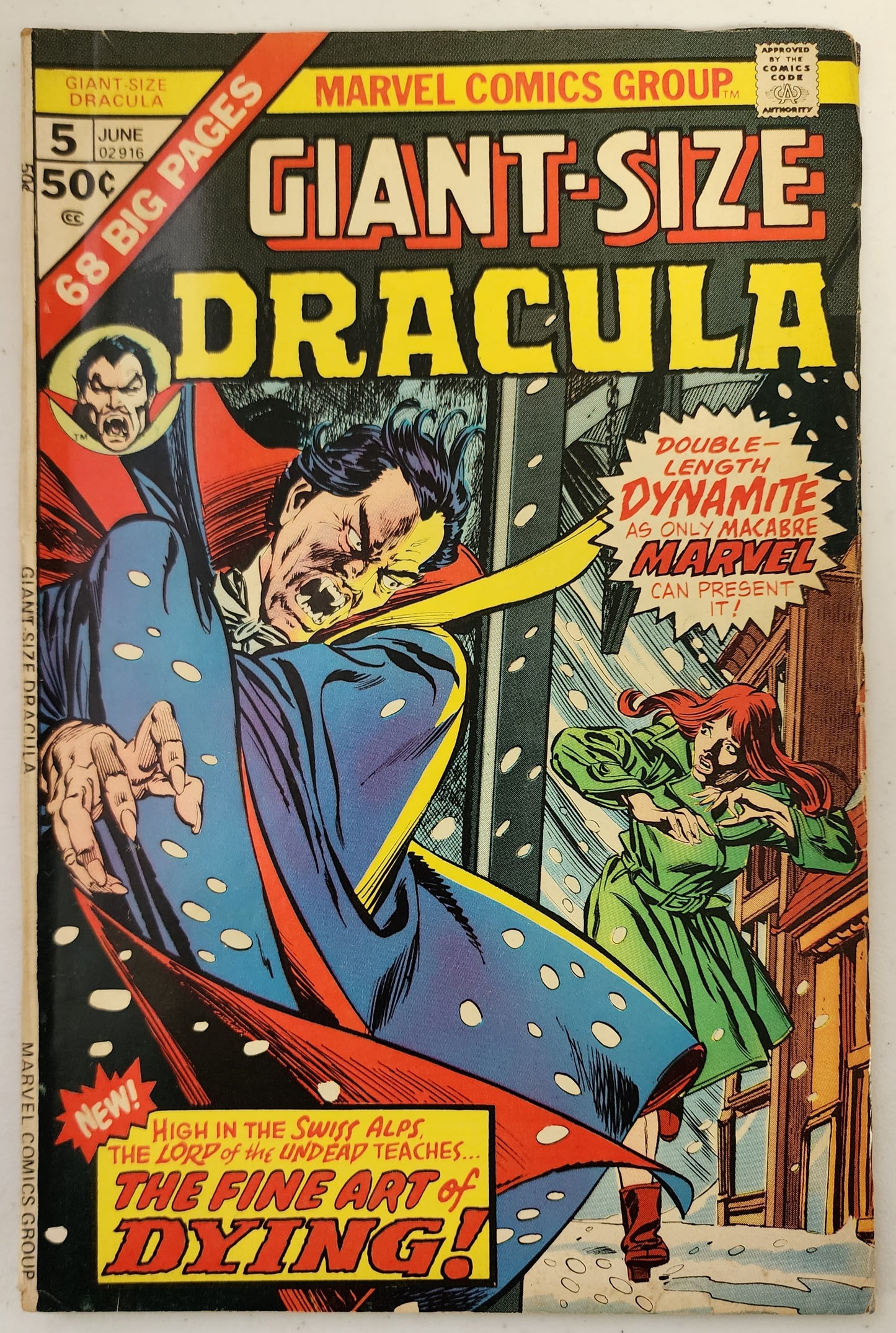 GIANT-SIZE DRACULA #5 1975 [SD01] (1ST MARVEL JOHN BYRNE) Dracula MARVEL COMICS   