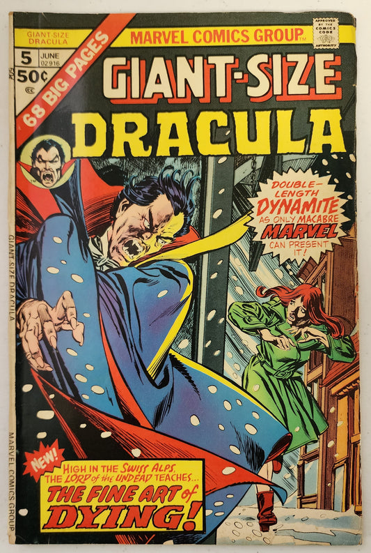 GIANT-SIZE DRACULA #5 1975 [SD01] (1ST MARVEL JOHN BYRNE) Dracula MARVEL COMICS   