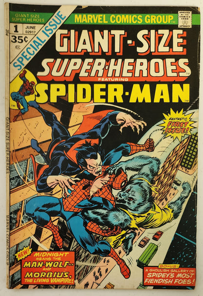 GIANT-SIZE SUPER-HEROES #1 SPIDER-MAN 1974 MARVEL COMICS