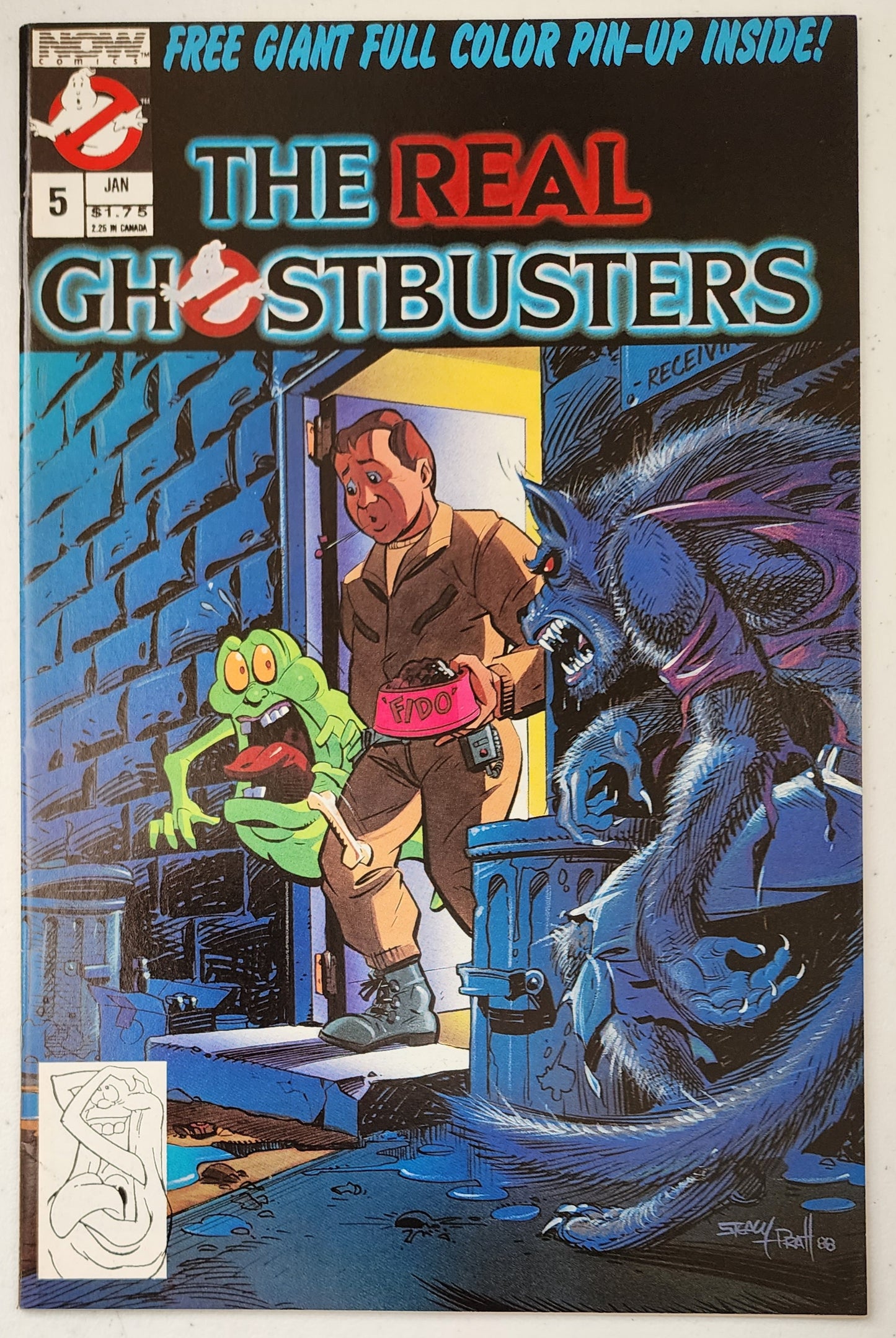 REAL GHOSTBUSTERS #5 1988 Ghostbusters MARVEL COMICS   