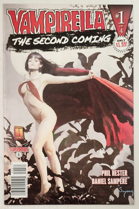 VAMPIRELLA SECOND COMING #1 SUYDAM COVER 2009 Vampirella HARRIS COMICS   