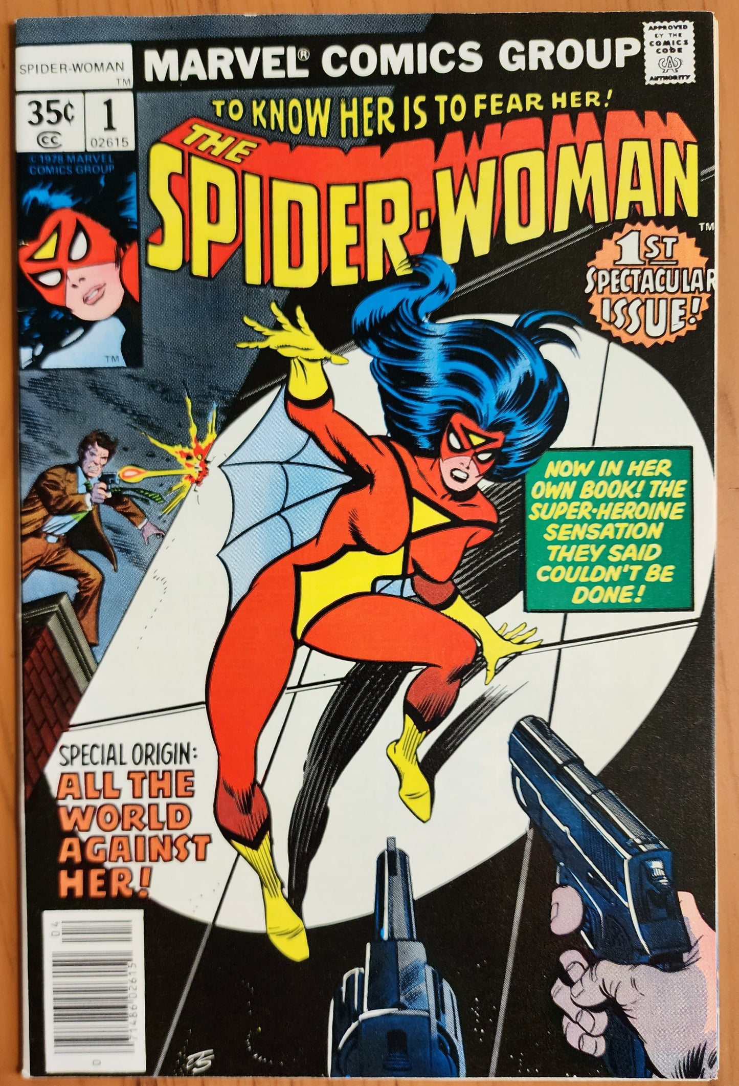 SPIDER-WOMAN #1 1978 (ORIGIN SPIDER-WOMAN) NEWSSTAND [J01] Spider-Woman MARVEL COMICS