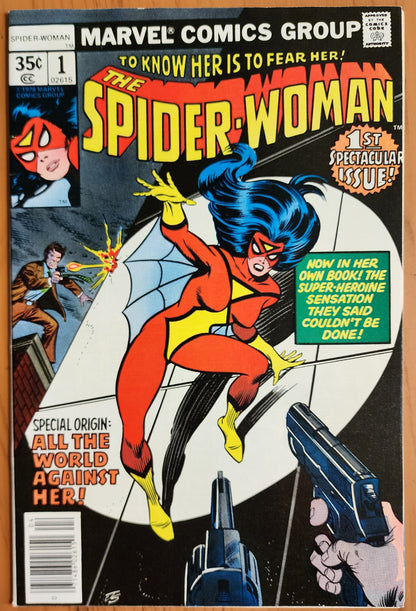 SPIDER-WOMAN #1 1978 (ORIGIN SPIDER-WOMAN) NEWSSTAND [J01] Spider-Woman MARVEL COMICS