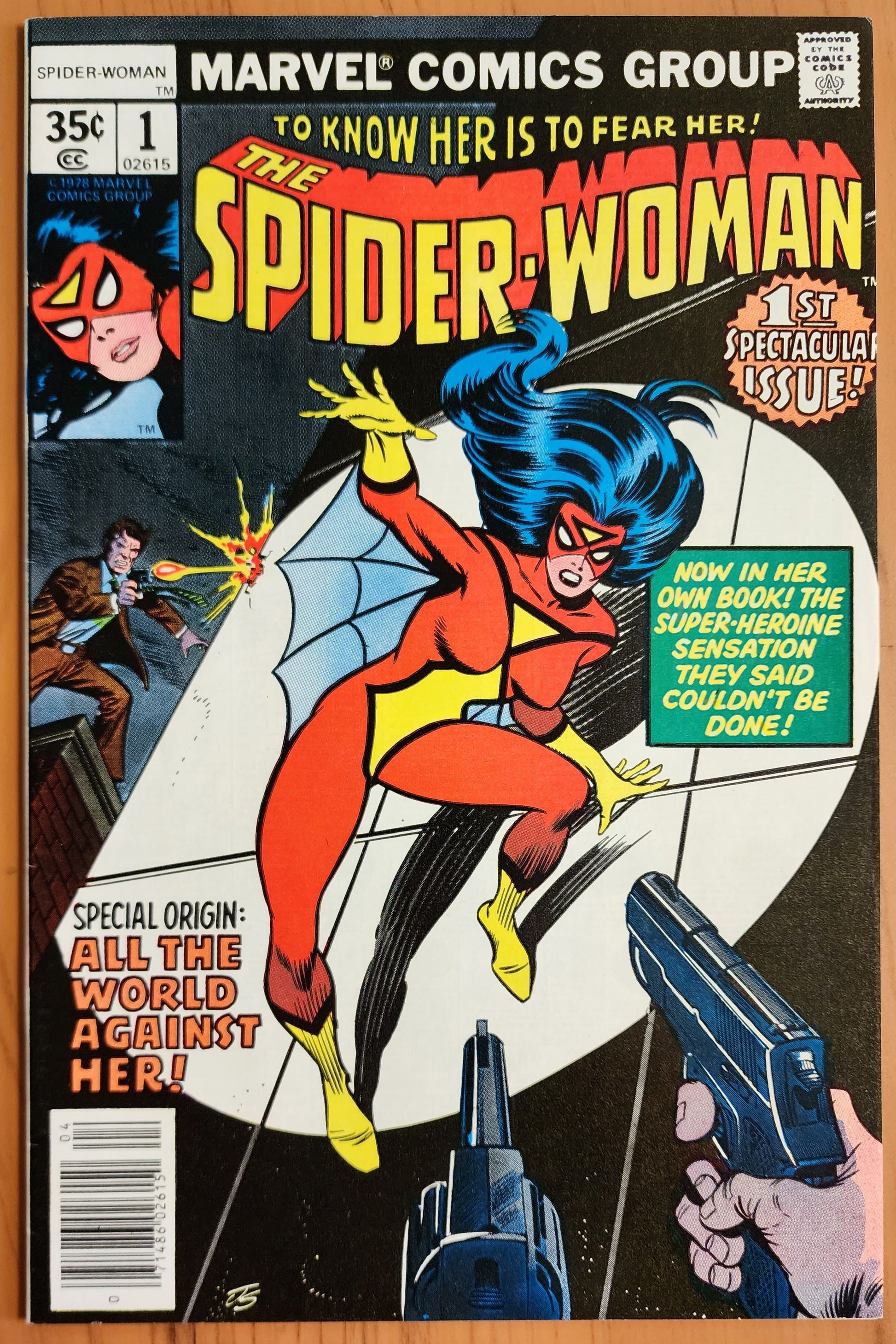 SPIDER-WOMAN #1 1978 (ORIGIN SPIDER-WOMAN) NEWSSTAND [J02] Spider-Woman MARVEL COMICS