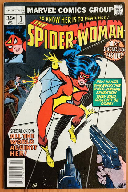 SPIDER-WOMAN #1 1978 (ORIGIN SPIDER-WOMAN) NEWSSTAND [J02] Spider-Woman MARVEL COMICS