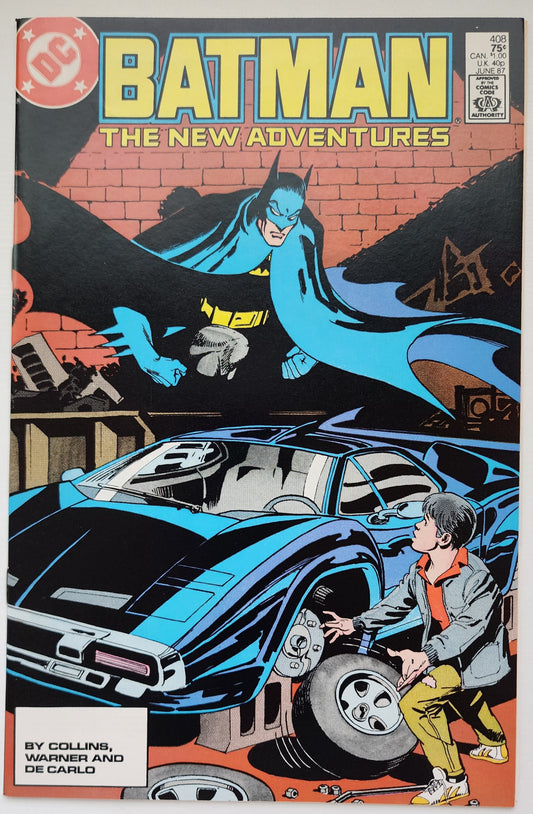BATMAN #408 1987 (REINTRODUCTION JASON TODD 1ST APP MA GUNN)