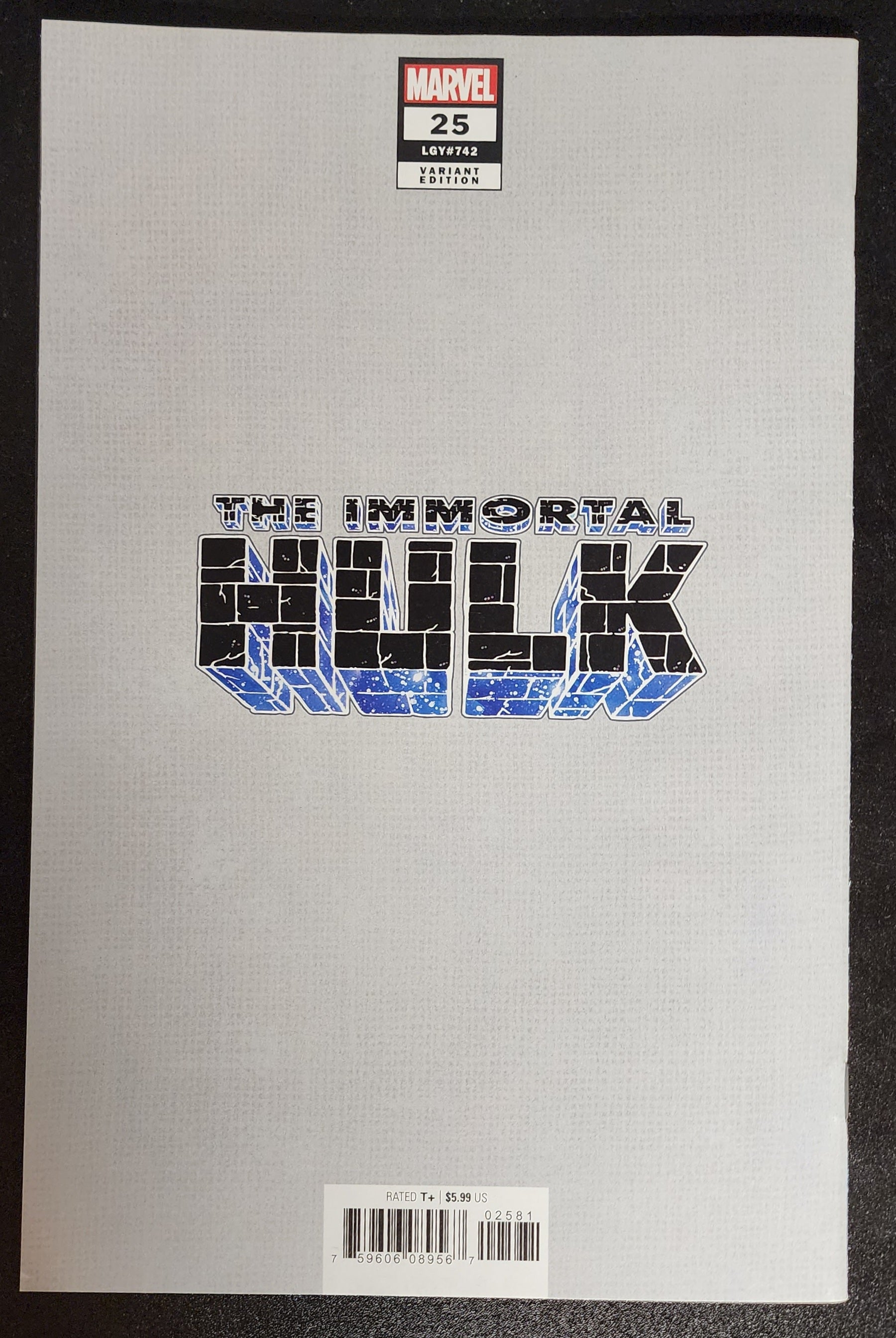 IMMORTAL HULK #25 ALEX ROSS 1:500 VIRGIN VARIANT 2019 Immortal Hulk MARVEL COMICS