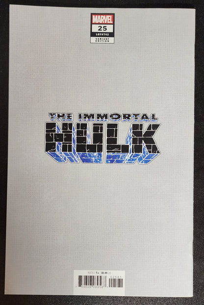 IMMORTAL HULK #25 ALEX ROSS 1:500 VIRGIN VARIANT 2019 Immortal Hulk MARVEL COMICS