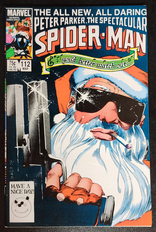 PETER PARKER SPECTACULAR SPIDER-MAN #112 1986