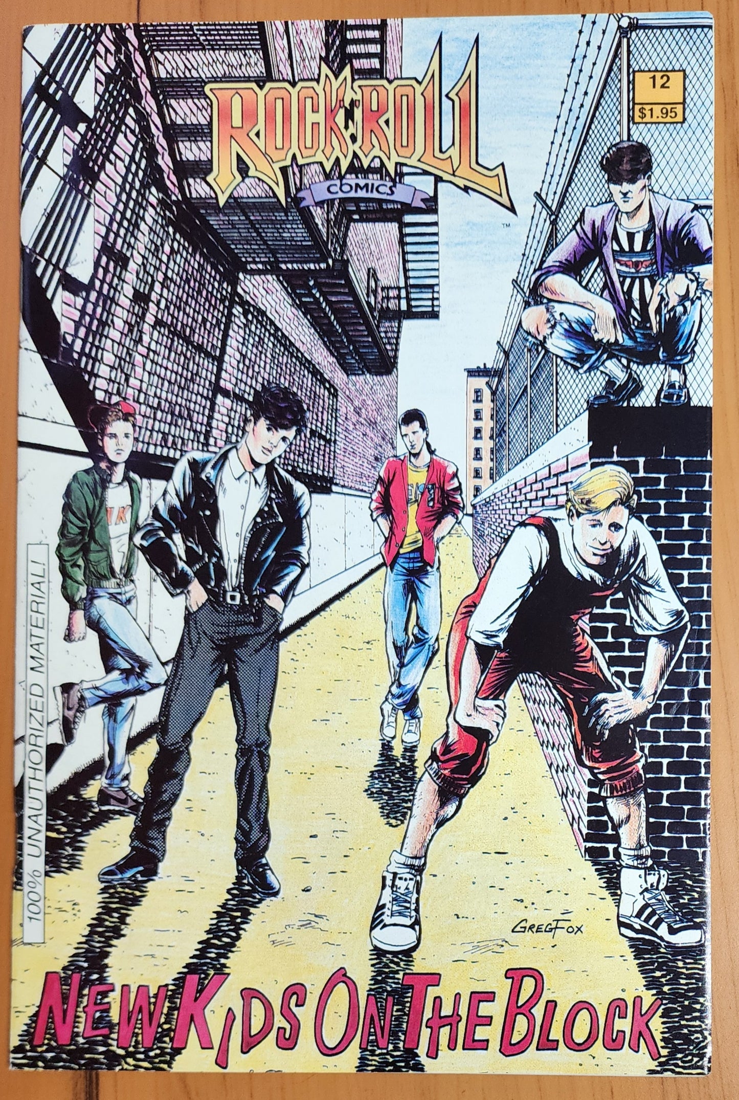 ROCK N ROLL COMICS #12 NEW KIDS ON THE BLOCK 1990 Rock & Roll REVOLUTIONARY COMICS   