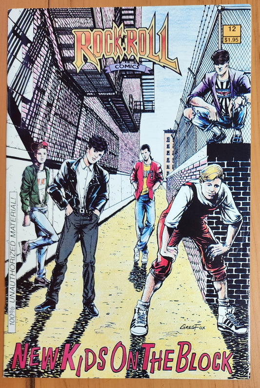 ROCK N ROLL COMICS #12 NEW KIDS ON THE BLOCK 1990 Rock & Roll REVOLUTIONARY COMICS   