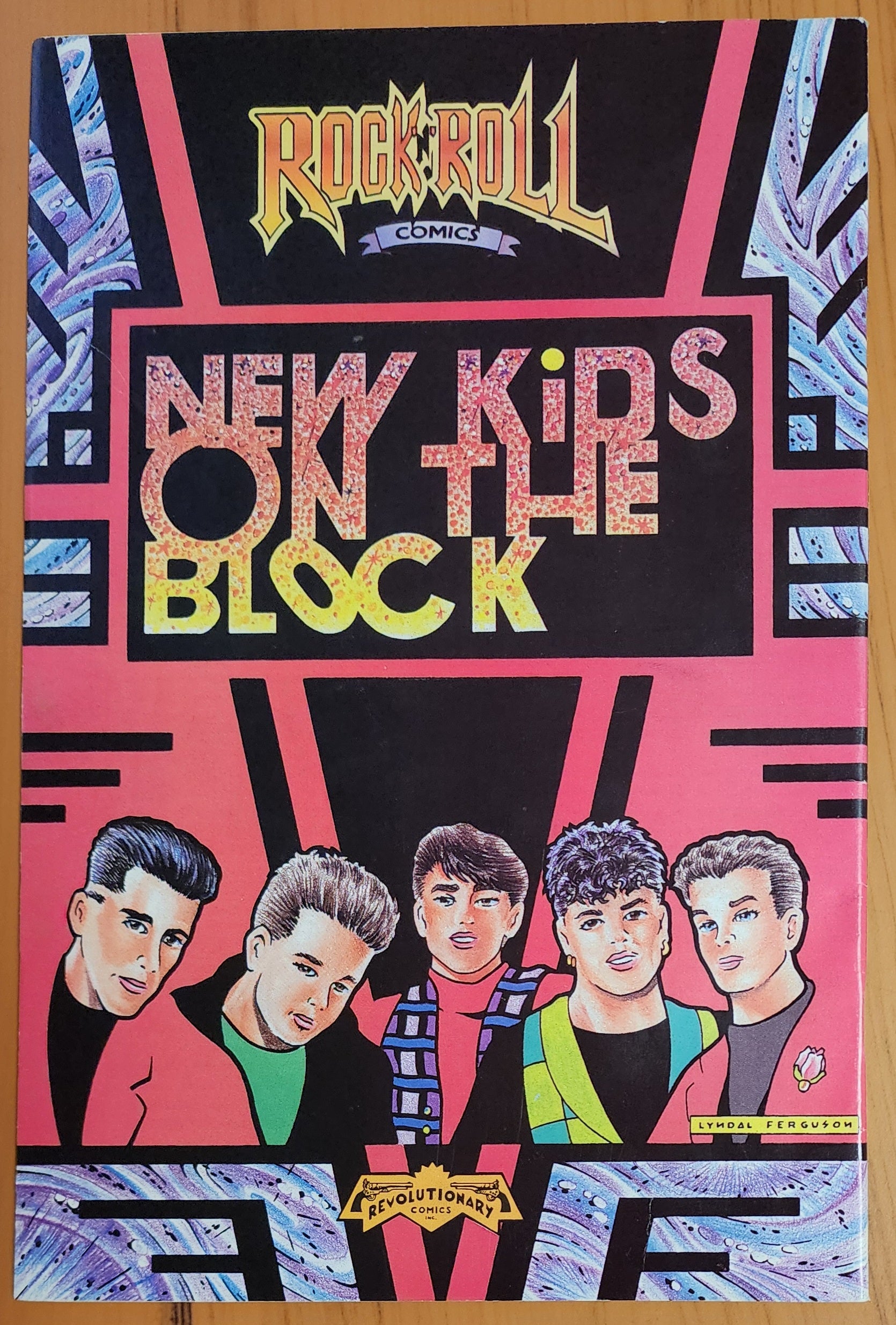 ROCK N ROLL COMICS #12 NEW KIDS ON THE BLOCK 1990 Rock & Roll REVOLUTIONARY COMICS   