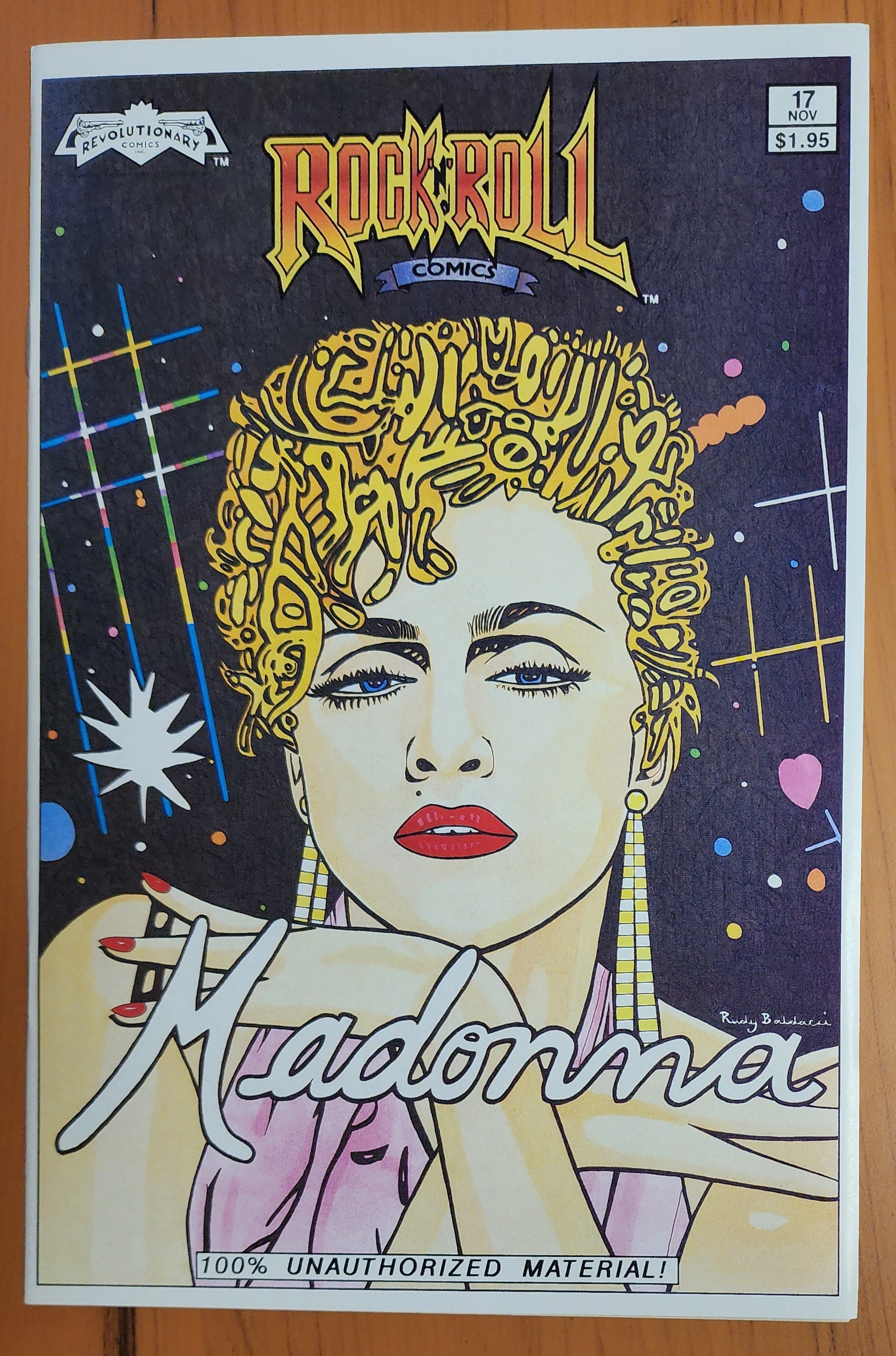 ROCK N ROLL COMICS #17 MADONNA 1ST PRINT 1990 (1ST APP SIMPSONS) Rock & Roll REVOLUTIONARY COMICS   