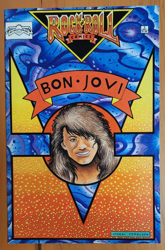 ROCK N ROLL COMICS #3 BON JOVI 1989 Rock & Roll REVOLUTIONARY COMICS   