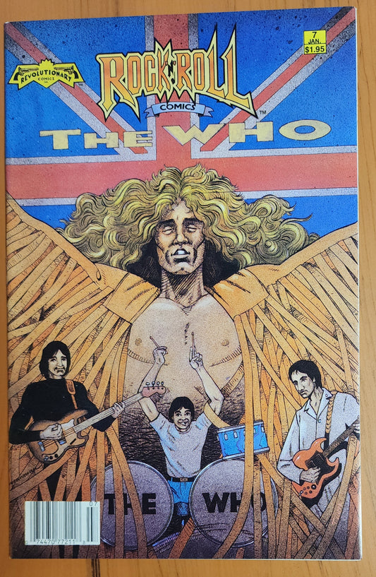 ROCK N ROLL COMICS #7 THE WHO 1990 Rock & Roll REVOLUTIONARY COMICS   