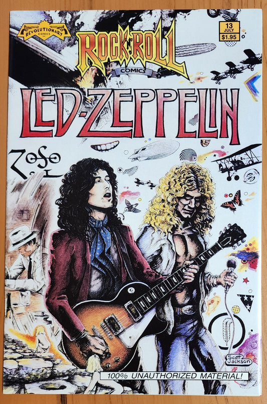 ROCK N ROLL COMICS #13 LED ZEPLIN 1991 Rock & Roll REVOLUTIONARY COMICS   