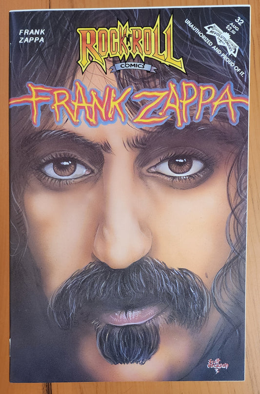 ROCK N ROLL COMICS #32 FRANK ZAPPA 1991 Rock & Roll REVOLUTIONARY COMICS   