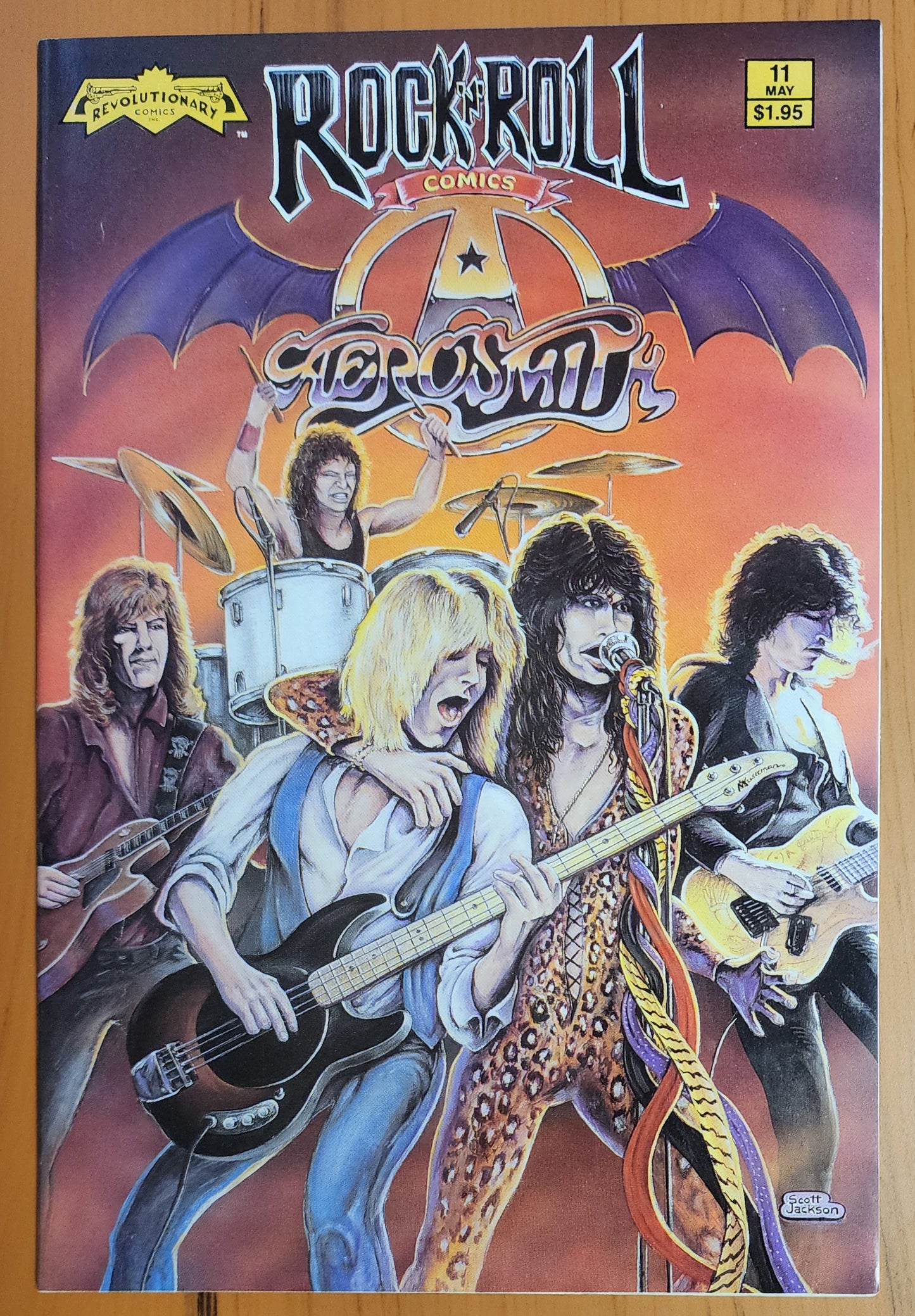 ROCK N ROLL COMICS #11 AEROSMITH 1989 Rock & Roll REVOLUTIONARY COMICS   