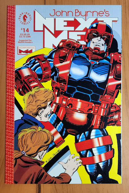 JOHN BYRNES NEXT MEN #14 1993 (1ST CAMEO HELLBOY) [S1] DARK HORSE COMICS
