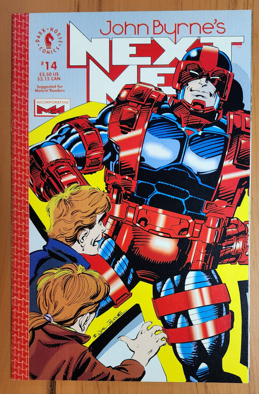 JOHN BYRNES NEXT MEN #14 1993 (1ST CAMEO HELLBOY) [S2] DARK HORSE COMICS