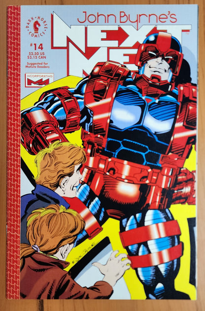 JOHN BYRNES NEXT MEN #14 1993 (1ST CAMEO HELLBOY) [S3] DARK HORSE COMICS