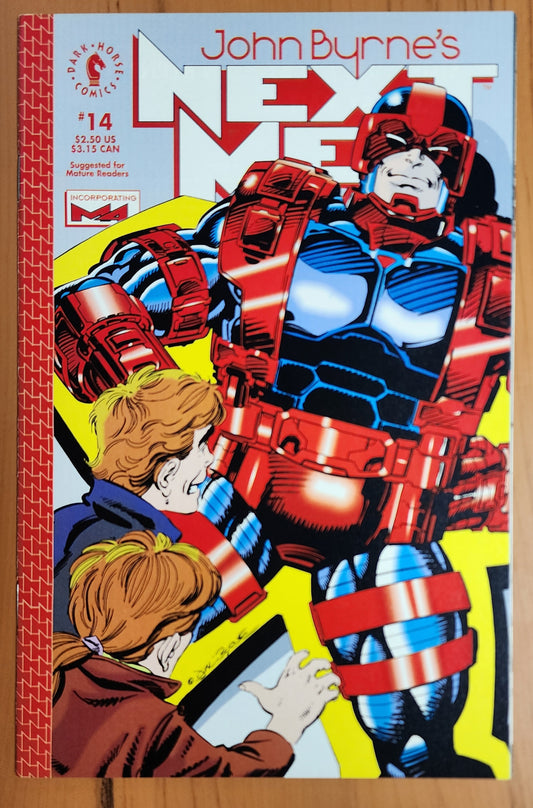 JOHN BYRNES NEXT MEN #14 1993 (1ST CAMEO HELLBOY) [S3] DARK HORSE COMICS