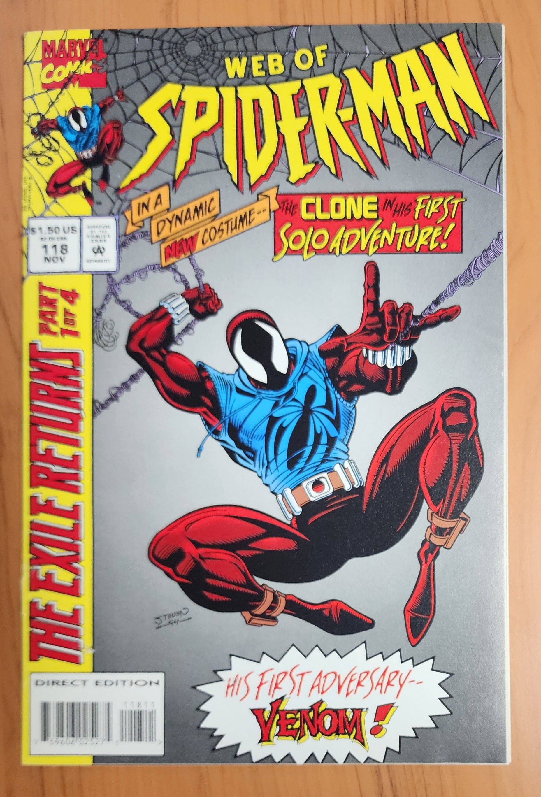 WEB OF SPIDER-MAN #118 1994 (1ST APP SCARLET SPIDER) Spider-Man DC COMICS